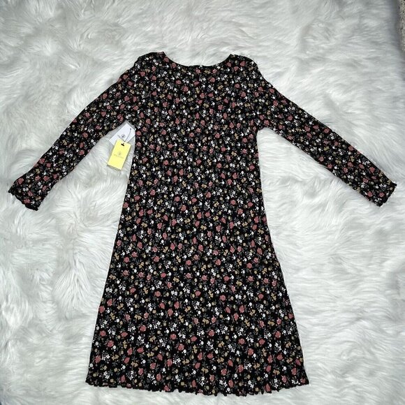 NEW Volcom Girl's Size 10/12 Large Focheezy Dress Cottage Core Floral - Picture 4 of 12